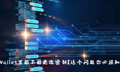 TPWallet里能不能更改密钥？这个问题你必须知道！